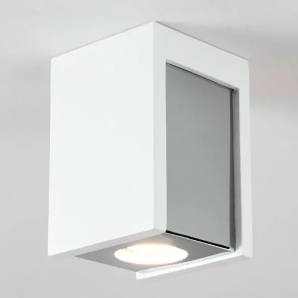 hofstein Plafonnier Braslo Chrome, Blanc, 1 lumière* Lampes Modernes