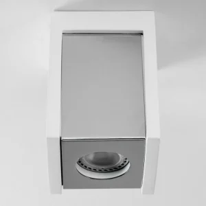 hofstein Plafonnier Braslo Chrome, Blanc, 1 lumière* Lampes Modernes
