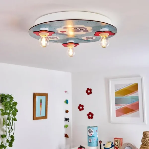 hofstein Plafonnier Brenets Blanc, 3 lumières* Lampes Modernes