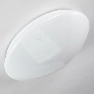 hofstein Plafonnier Brighton Star LED Blanc, 1 lumière, Télécommandes, Changeur de couleurs* Lampes Modernes