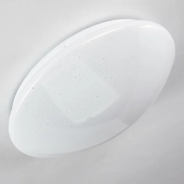 hofstein Plafonnier Brighton Star LED Blanc, 1 lumière, Télécommandes, Changeur de couleurs* Lampes Modernes