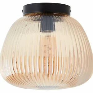 Luminaires Brilliant Plafonnier Brilliant Kaizen Noir, 1 lumière* Lampes En Verre