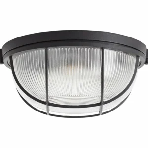 Luminaires Brilliant Plafonnier Brilliant Lauren Noir, 1 lumière* Lampes En Verre