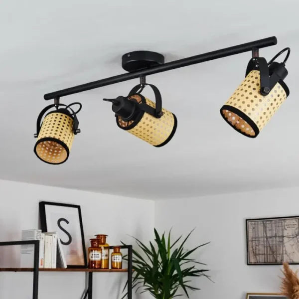 hofstein Plafonnier Broekerhaven Noir, 3 lumières* Lampes Modernes