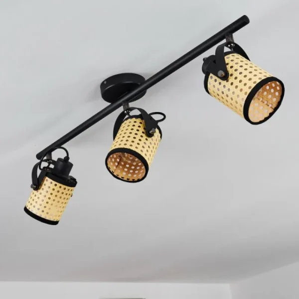 hofstein Plafonnier Broekerhaven Noir, 3 lumières* Lampes Modernes