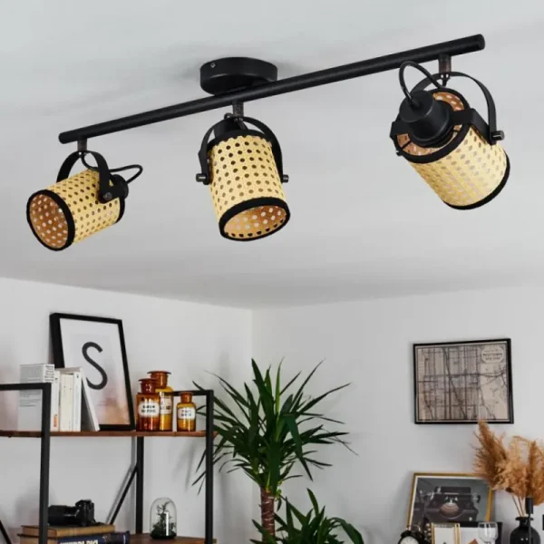 hofstein Plafonnier Broekerhaven Noir, 3 lumières* Lampes Modernes