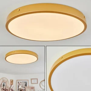 hofstein Plafonnier Broglen LED Laiton, 1 lumière* Lampes Modernes