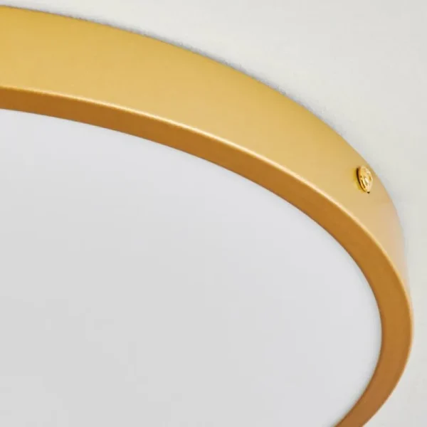 hofstein Plafonnier Broglen LED Laiton, 1 lumière* Lampes Modernes