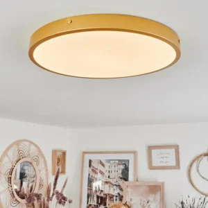 hofstein Plafonnier Broglen LED Laiton, 1 lumière* Lampes Modernes