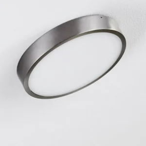 hofstein Plafonnier Broglen LED Nickel mat, 1 lumière* Lampes Modernes