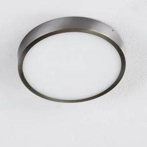 hofstein Plafonnier Broglen LED Nickel mat, 1 lumière* Lampes Modernes
