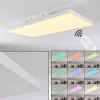 hofstein Plafonnier Buenaventura LED Blanc, 1 lumière, Télécommandes, Changeur de couleurs* Lampes Modernes