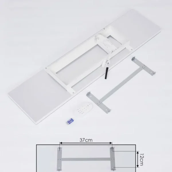 hofstein Plafonnier Buenaventura LED Blanc, 1 lumière, Télécommandes, Changeur de couleurs* Lampes Modernes