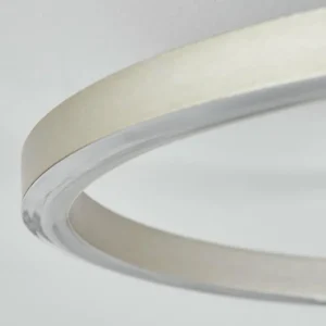 hofstein Plafonnier Buren LED Aluminium, Chrome, 1 lumière* Lampes Modernes