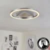 hofstein Plafonnier Buren LED Nickel mat, 1 lumière* Lampes Modernes