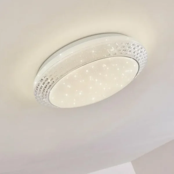 hofstein Plafonnier Burton LED Blanc, 1 lumière* Lampes Modernes