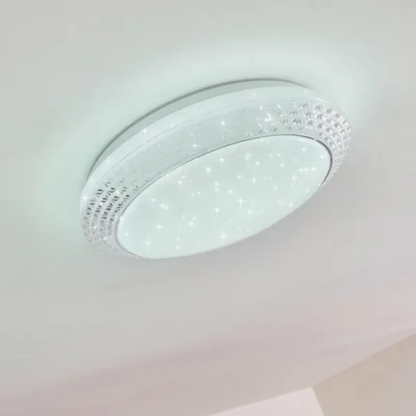 hofstein Plafonnier Burton LED Blanc, 1 lumière* Lampes Modernes
