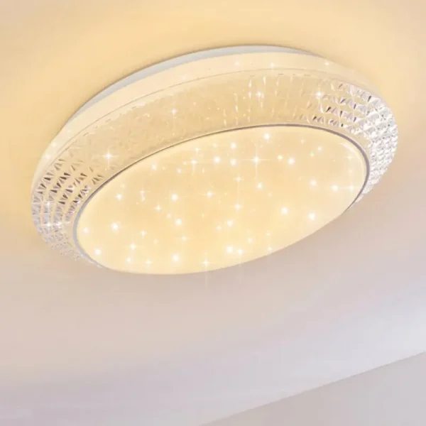 hofstein Plafonnier Burton LED Blanc, 1 lumière* Lampes Modernes