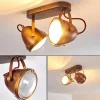 hofstein Plafonnier Butikon Rouille, 2 lumières* Lampes En Verre