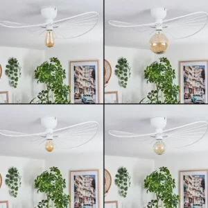 hofstein Plafonnier Cacor Blanc, 1 lumière* Lampes Modernes