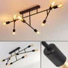 hofstein Plafonnier Cahaba Noir, 8 lumières* Lampes Modernes