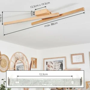 hofstein Plafonnier Cajas LED Écru, 2 lumières* Lampes Modernes