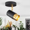 hofstein Plafonnier Campanas Laiton, Noir, 1 lumière* Lampes Modernes