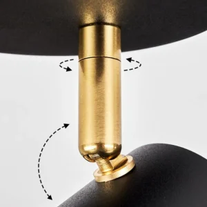 hofstein Plafonnier Campanas Laiton, Noir, 1 lumière* Lampes Modernes