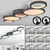 hofstein Plafonnier Carabajal LED Noir, 1 lumière* Lampes Modernes