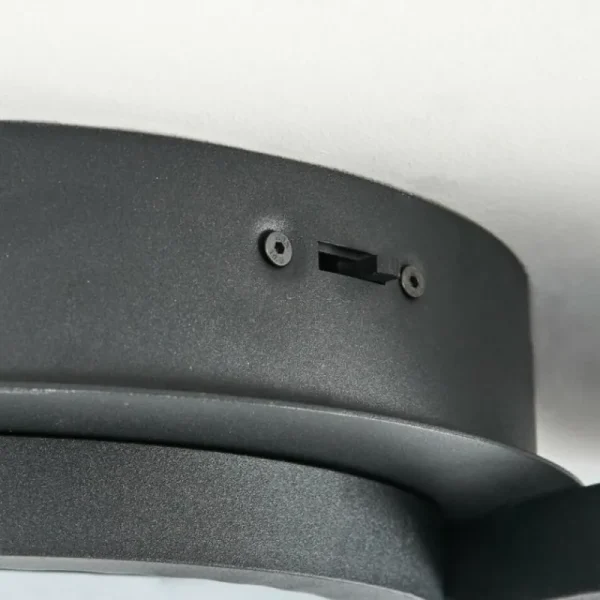 hofstein Plafonnier Carabajal LED Noir, 1 lumière* Lampes Modernes