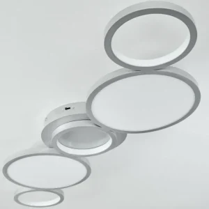 hofstein Plafonnier Carabajal LED Titane, 1 lumière* Lampes Modernes