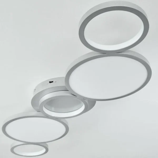 hofstein Plafonnier Carabajal LED Titane, 1 lumière* Lampes Modernes