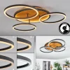 hofstein Plafonnier Cardozo LED Écru, Noir, 1 lumière* Lampes Modernes