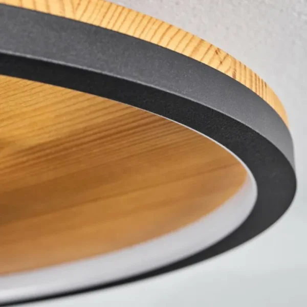 hofstein Plafonnier Cardozo LED Écru, Noir, 1 lumière* Lampes Modernes