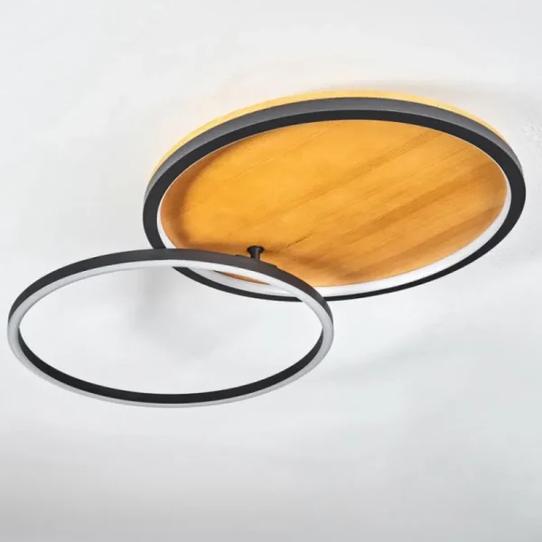 hofstein Plafonnier Cardozo LED Écru, Noir, 1 lumière* Lampes Modernes