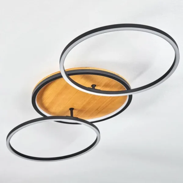 hofstein Plafonnier Cardozo LED Écru, Noir, 1 lumière* Lampes Modernes