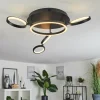 hofstein Plafonnier Carrisito LED Noir, 1 lumière* Lampes Modernes