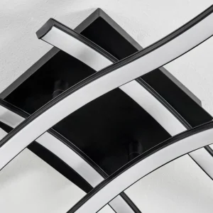 hofstein Plafonnier Casais LED Noir, 4 lumières* Lampes Modernes