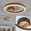 hofstein Plafonnier Cascada LED Brun, Couleur bois, Noir, 1 lumière* Lampes Modernes