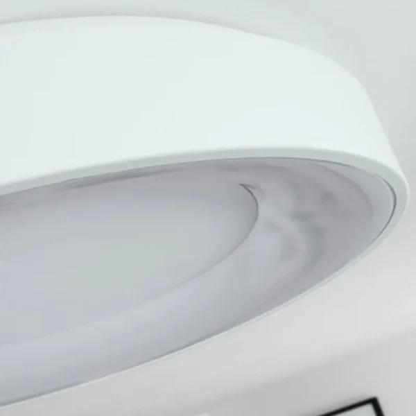 hofstein Plafonnier Casina LED Blanc, 1 lumière, Télécommandes* Lampes Modernes