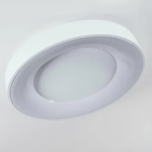 hofstein Plafonnier Casina LED Blanc, 1 lumière, Télécommandes* Lampes Modernes