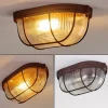 hofstein Plafonnier Catawba Rouille, 1 lumière* Lampes En Verre