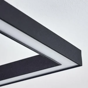 hofstein Plafonnier Cavareno LED Noir, 1 lumière* Lampes Modernes