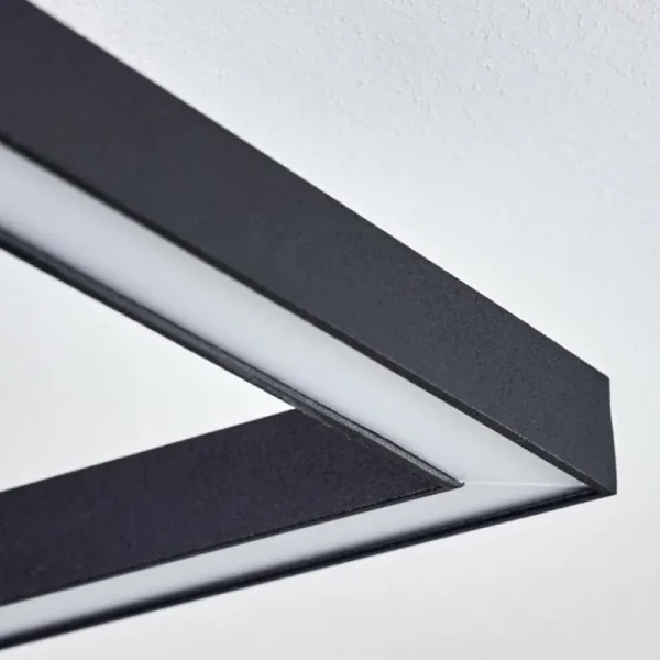 hofstein Plafonnier Cavareno LED Noir, 1 lumière* Lampes Modernes