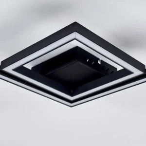 hofstein Plafonnier Cavareno LED Noir, 1 lumière* Lampes Modernes