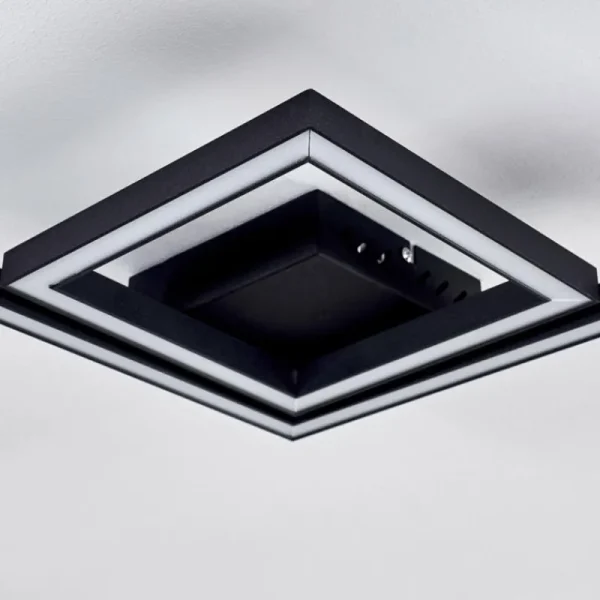 hofstein Plafonnier Cavareno LED Noir, 1 lumière* Lampes Modernes