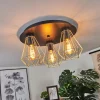 hofstein Plafonnier Cenova Noir, 3 lumières* Lampes Modernes