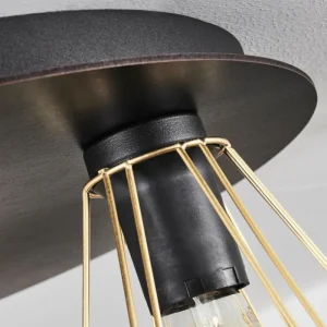 hofstein Plafonnier Cenova Noir, 3 lumières* Lampes Modernes