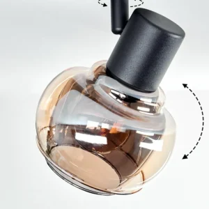 hofstein Plafonnier Cevio Noir, 2 lumières* Lampes Modernes