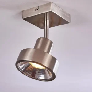 hofstein Plafonnier Chagres Nickel mat, 1 lumière* Lampes En Verre